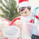 Elf in bucket of flour