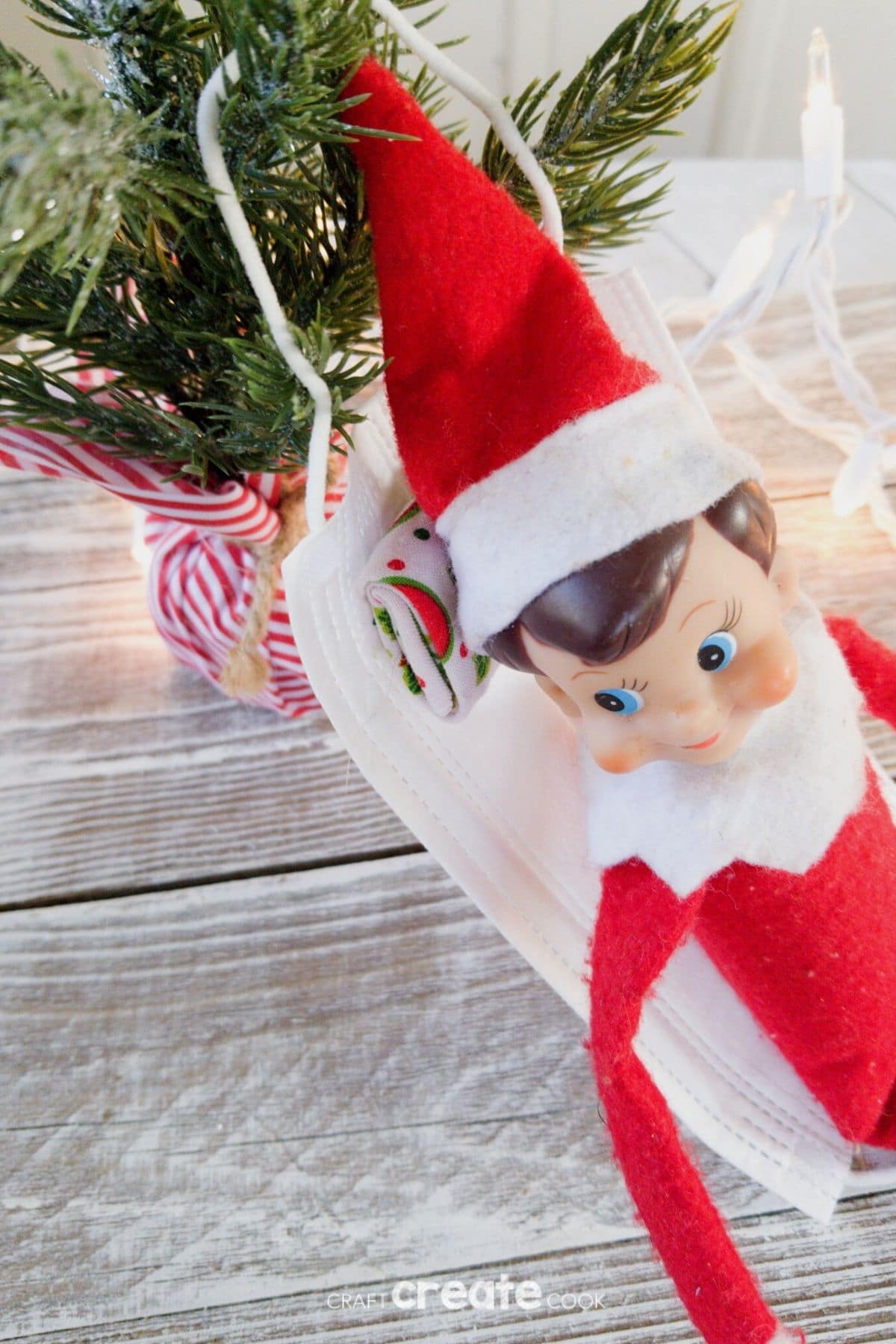 Elf On The Shelf Uses Face Mask As Hammock Craft Create Cook elf-on-the-shelf-uses-face-mask-as-hammock-craft-create-cook
