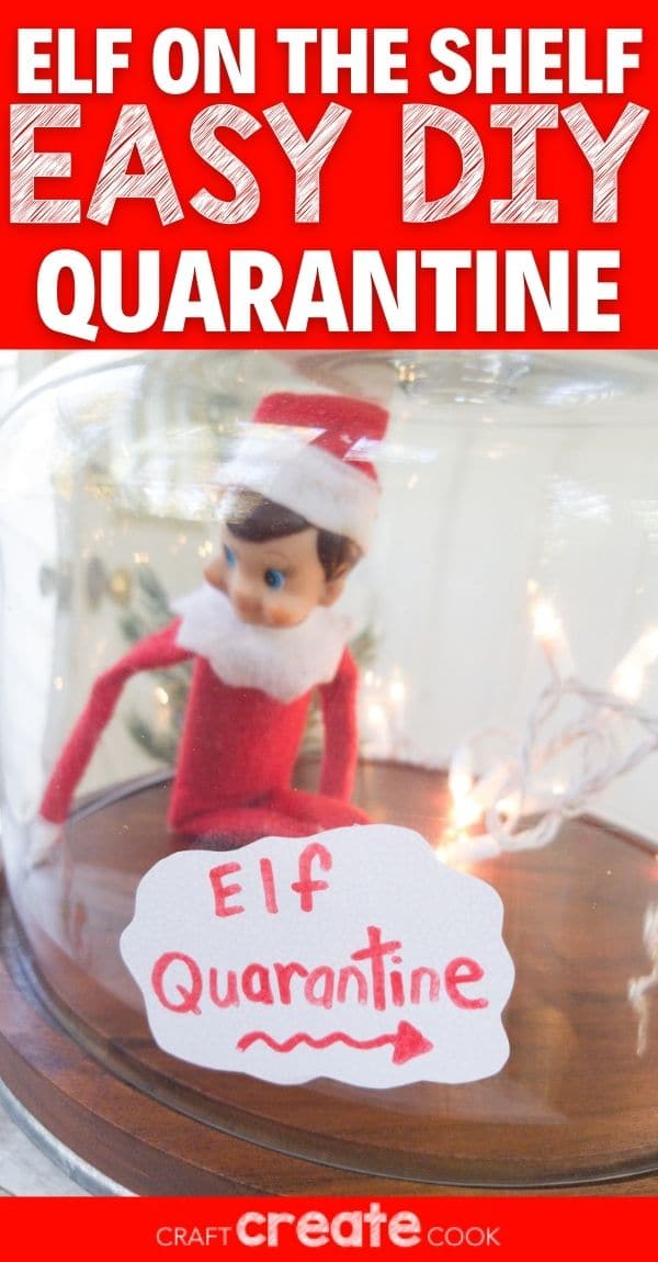 Easy Elf on the Shelf Quarantine Idea Craft Create Cook