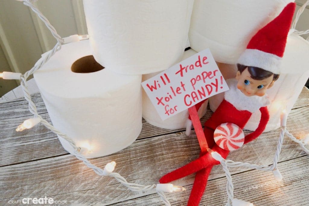 Elf sells toilet paper