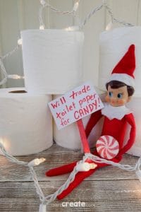Elf on the Shelf Sells Your Toilet Paper - Craft Create Cook