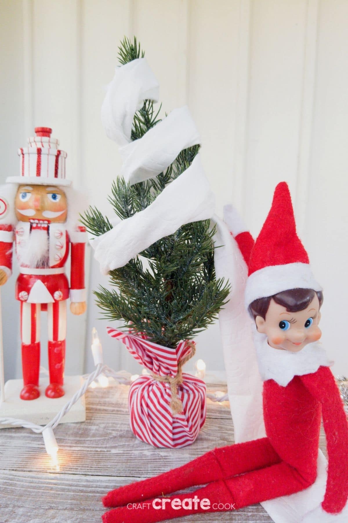 Elf on the Shelf Wasting Toilet Paper Craft Create Cook